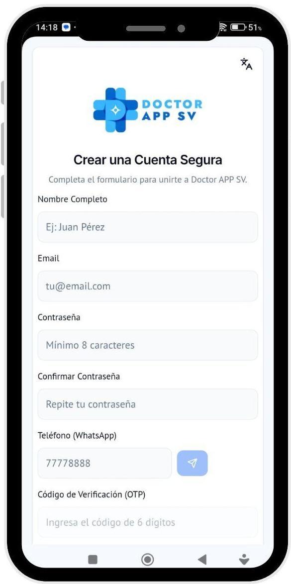 Crea tu cuenta